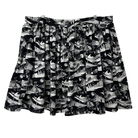 Disney Jack Skellington The Nightmare Before Christmas Pleated Skirt (2XL) - Picture 2 of 16